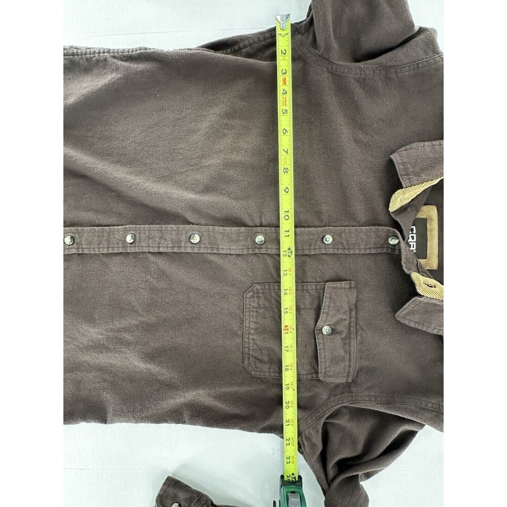 CQR Shirt Men’s Sz M Flannel Cotton Button Down Out Door Work Casual Rugged - Picture 3 of 9